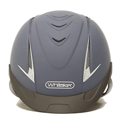 Image of Other Unisex Wht1515 WHITAKER NRG HELMET NAVY SILVER, Transparent, 58 62 cm UK