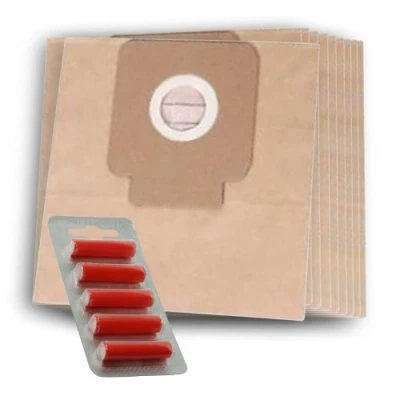 Image of First4spares Type H58 H63 H64 Dust Bags for Hoover Vacuum Cleaners (10 Pack + 5 Bag Freshener Sticks)