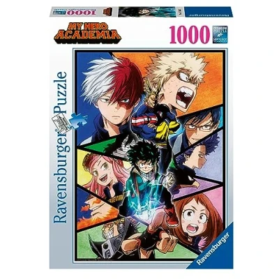 Image of Ravensburger My Hero Academia Manga Merch 1000 Piece Jigsaw Puzzle for Adults and Kids Age 12 Years Up