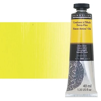 Image of New 40ml Artist Oil Lemon Yellow Series 2