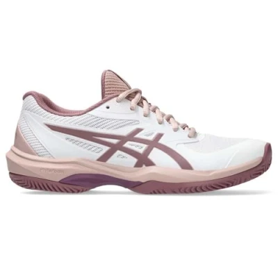 Image of Asics GAME FF Padel shoes, Women&#039;s, Size: 4.5, White/purple oxide Textile/synthetics