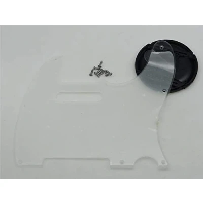Image of Dopro Clear 8 Hole Tele Guitar Pickguard Scratch Plate for USA/Mexican FD Telecaster