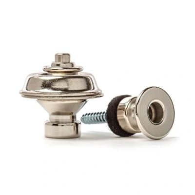 Image of Jim Dunlop Straplock Traditional Set Nickel