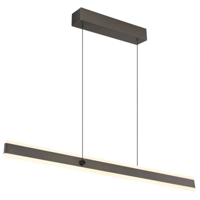 Image of Gebaldo Pendant Ceiling Light Titanium Color Brushed LED Dimmable 2700 6000K Remote Control
