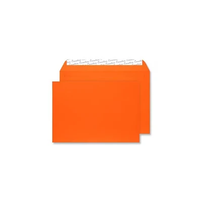 Image of Blake Envelopes Creative Senses V642 Luxus Samteffekt Briefumschläge Haftklebung Orange Samt C5 162 x 229 mm 140g/m² 125 Stück