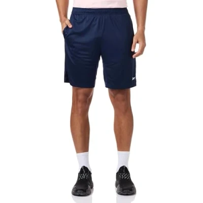 Image of Reebok Men&#039;s Training Knit Shorts Vector Navy L