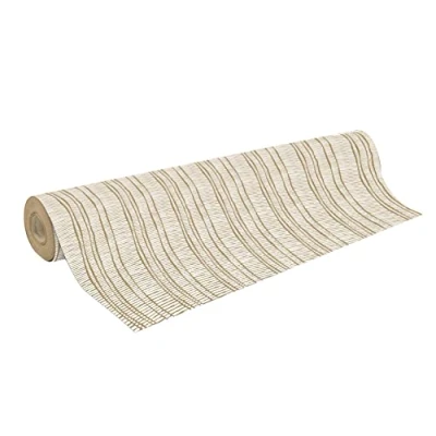 Image of Clairefontaine Ref 223881C Recycled Kraft Wrapping Paper Roll (Single Roll) 70cm Width x 50m Length, 70gsm Natural Pattern Design