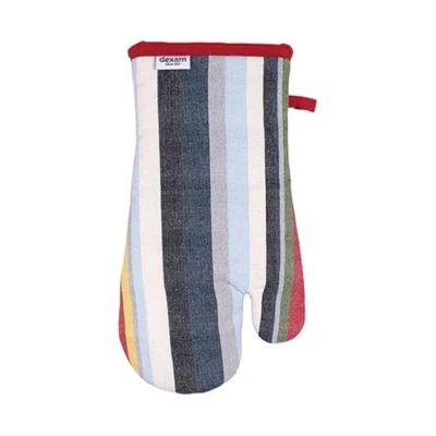 Image of Dexam Recycled Cotton Striped Gauntlet Red