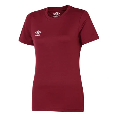 Image of Umbro Womens/Ladies Club Jersey (New Claret) Red Size Large