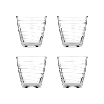 Image of Ravenhead Essentials 300ml Set Of 4 Swirl Mixer Glasses
