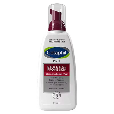 Image of Cetaphil Face Wash, 236ml, PRO Cleansing Facial For Sensitive &amp; Redness Prone Skin