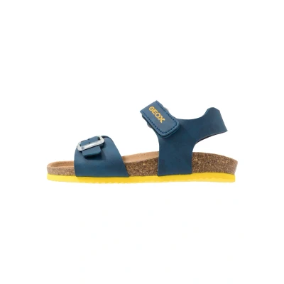Image of Geox Ghita Sandals for kids, Size: 7K, Avio High quality imitation leather