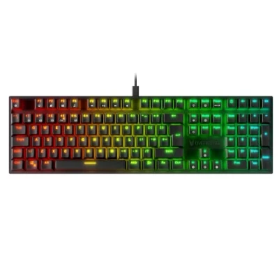 Image of Oversteel KOVAR USB Gaming Keyboard, RGB Backlit, Outemu Blue Mechanical Switch, Anti Ghosting, English Layout PC/MAC/Android