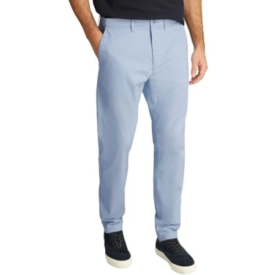 Image of Tommy Hilfiger Men’s Tapered Fit Chinos, Blue (Breezy Blue), 32W/34L