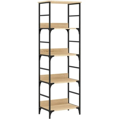 Image of Bookshelf Sonoma Oak 50x33x153 cm Engineered Wood vidaXL
