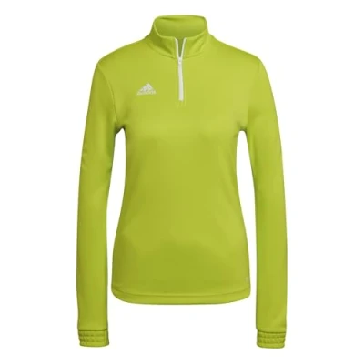 Image of adidas Women&#039;s Entrada 22 Training Top, Team Semi Sol Yellow, XS