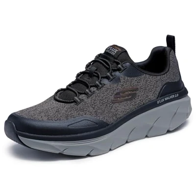 Image of Skechers Men&#039;s D&#039;LUX Walker 2.0 STEADYWAY Sneaker, Navy, 9.5 UK