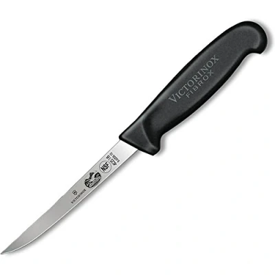Image of Victorinox Fibrox 12cm Boning Knife Extra Narrow Blade (5620312)