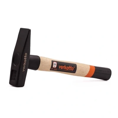 Image of Mivos Engineer&#039;s Hammer 300 g with Forged Head and Wooden Handle Weight Tool for Locksmiths Steel Workshop DIN 1041