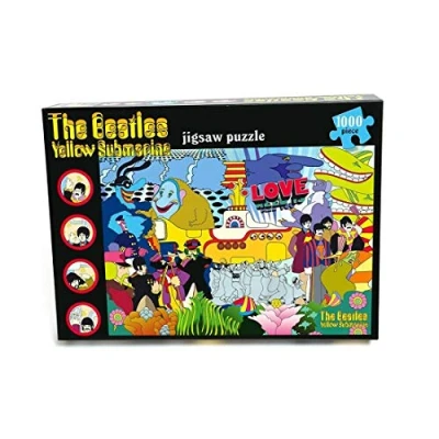 Image of The Beatles Official Yellow Submarine Album Cover 1000 Piece Jigsaw Puzzle