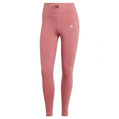 Image of adidas Performance RUN ESS TGT Leggings, Women&#039;s, Size: Large, Preloved crimson