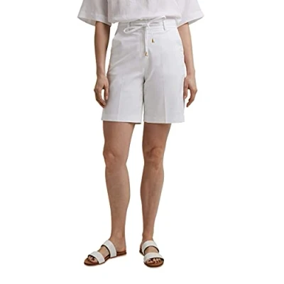 Image of ESPRIT Collection Women&#039;s 041eo1c305 Shorts, 100/White, UK 6