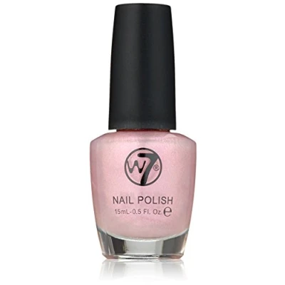 Image of W7 Cosmetics Nail Polish Number 107, Pink Pearl 15 ml