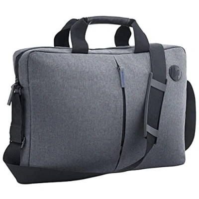 Image of HP Essential 15.6 Inch (39.6 cm) Grey TopLoad Briefcase Messenger Bag for Laptop/Chromebook/Mac