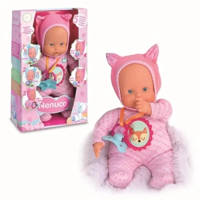 Image of Nenuco 700014781 25cm Doll with 5 Interactive Functions, Black