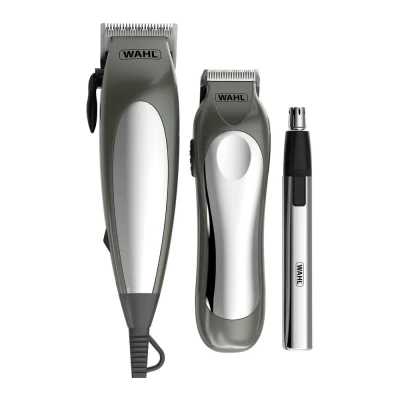 Image of Wahl Clipper Kit Deluxe Gift Set, Hair Clippers for Men, 3 in 1 Corded Head Shaver, Men’s Trimmers, Stubble Trimmer, Personal Trimming, Male Grooming Set
