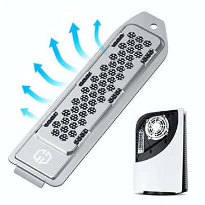 Image of GRAUGEAR Heat Dissipating Metal Dust Cover for PS5 M.2 SSD Slot with Ventilation Fits PlayStation®5 Memory Expansion