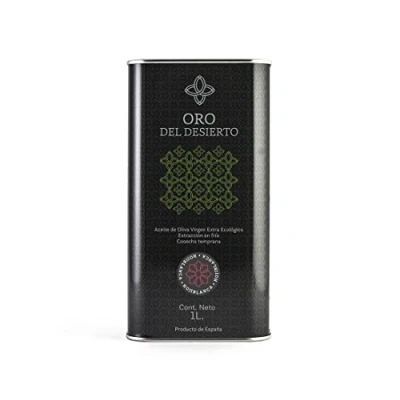 Image of Oro del Desierto Extra Virgin Organic Olive Oil Hojiblanca 1litre Tin
