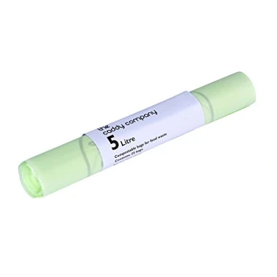 Image of The Caddy Company 5 Litre (5L) Compostable Bin Liners, 25 Bags (1 Roll)