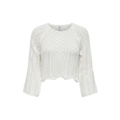 Image of ONLY Onlnola Jumper, Women&#039;s, Size: Large, Cloud dancer