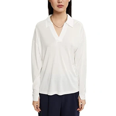 Image of ESPRIT Women&#039;s 082eo1k319 T Shirt, 110/Off White, XS