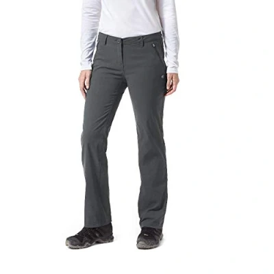 Image of Craghoppers Women&#039;s Kiwi Pro Stretch Trousers, Graphite, 10 UK Long