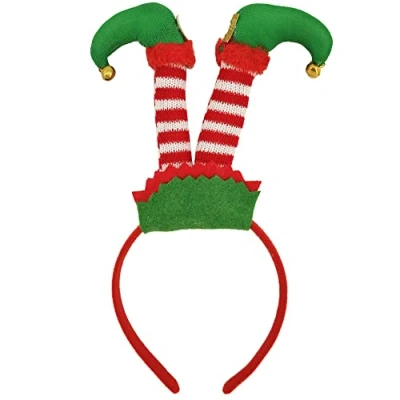 Image of Pohotobooth Props Ltd Elf Legs And Feet Christmas Headband