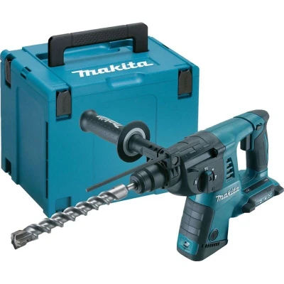 Image of Makita DHR263ZJ Twin 18V Li Ion LXT Rotary Hammer SDS Plus Supplied in A Makpac Case Batteries and Charger Not Included Small,Blue