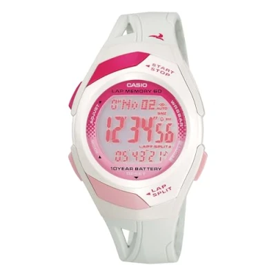 Image of Casio Unisex Digital watch, Size: One Size, White