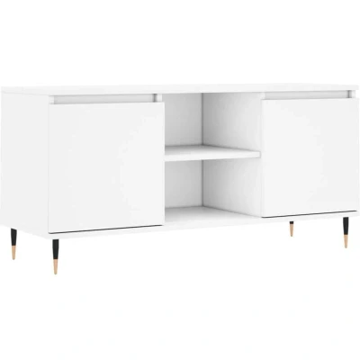 Image of vidaXL TV Cabinet White 104x35x50 cm Engineered Wood