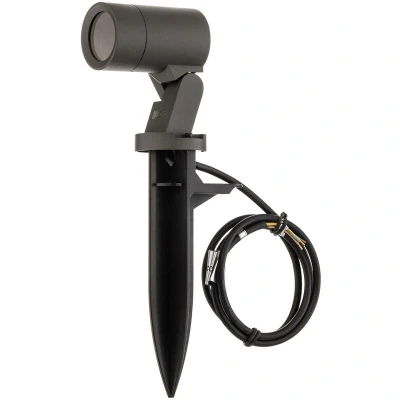 Image of Arcchio Hemmani ground spike light, height 35 cm, anthracite, aluminium