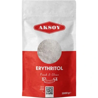 Image of Aksoy Pure Erythritol 100% Natural 2kg (4.4 lb) Zero Calorie Sweetener (Packaging may vary)