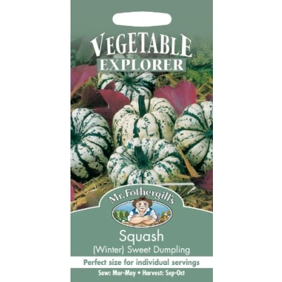 Image of Mr Fothergill&#039;s 13137 Vegetable Seeds, Squash (Winter) Sweet Dumpling