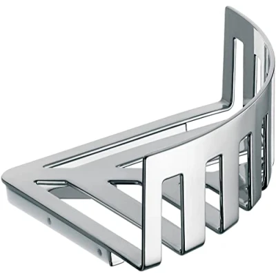 Image of Emco System 2 354500133 Corner Shelf Bathroom Shower Basket Chrome Dimensions 180 mm for Wall Mounting, Metal, One Size