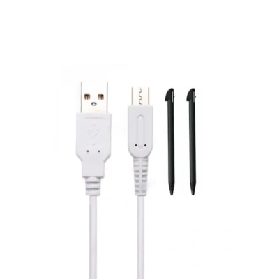 Image of WICAREYO Compatible for USB Charger Cable charging Cord With Stylus Pen Wii U GamePad