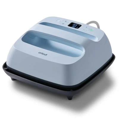 Image of Cricut EasyPress 3 22.5 cmx22.5 cm(9&quot; x 9&quot;)Heat PlateHeat Press for T Shirts, Cushions and MoreUse with Iron On Vinyl (HTV), Infusible Ink Sublimation ProductsHeats up to 205C (400F)Zen Blue
