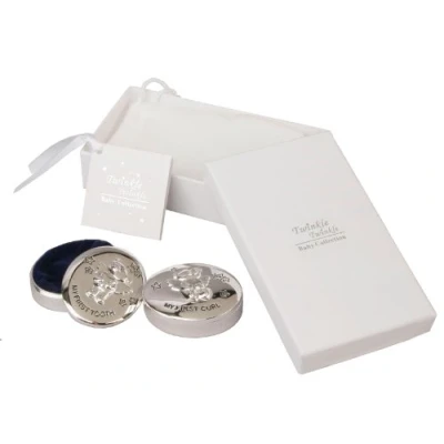 Image of Twinkle Silverplated First Tooth Curl Box