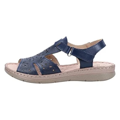 Image of Fleet &amp; Foster Ruth MEMORY FOAM Womens Navy Size UK 4