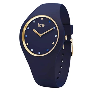 Image of Ice WATCH Cosmos Blue Shades Women&#039;s Wristwatch With Silicon Strap 016301 (Small)