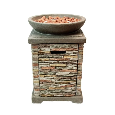 Image of MonsterShop Stone Gas Fire Pit Heater